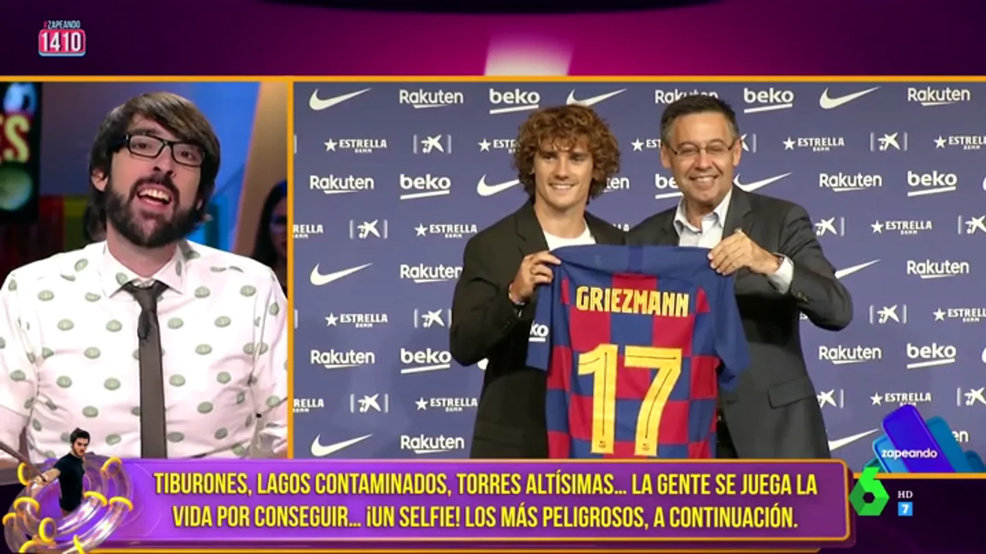 El 'dardo' de Quique Peinado a Griezmann: "un cambio de idea más y fichas por Ciudadanos" El 'dardo' de Quique Peinado a Griezmann: "un cambio de idea más y fichas por Ciudadanos"