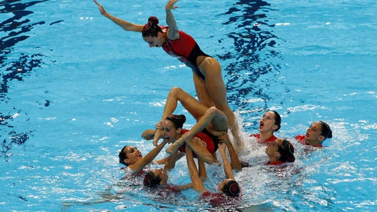 El equipo de natación de España El equipo de natación de España