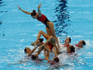 El equipo de natación de España El equipo de natación de España