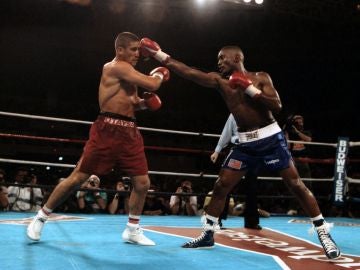 Pernell Whitaker y Poli Díaz Pernell Whitaker y Poli Díaz