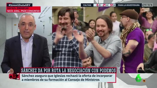 Rafael Simancas (PSOE): "Parece que Pablo Iglesias quiere votar 'no' con la ultraderecha a Pedro Sánchez" Rafael Simancas (PSOE): "Parece que Pablo Iglesias quiere votar 'no' con la ultraderecha a Pedro Sánchez"