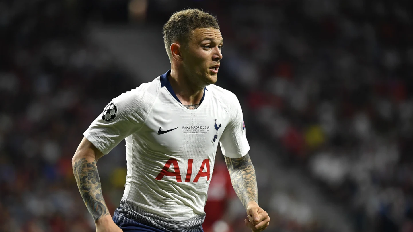 Trippier, con el Tottenham Trippier, con el Tottenham