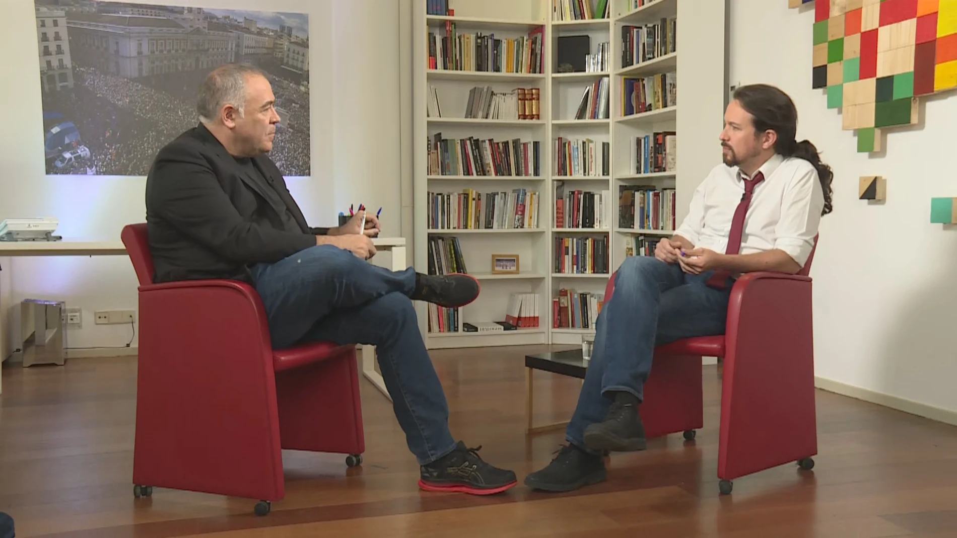 Entrevista de Antonio García Ferreras a Pablo Iglesias