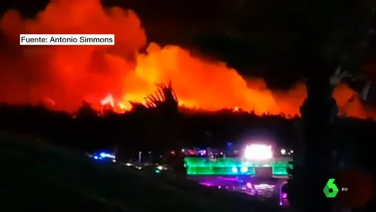 Un gran incendio obliga a evacuar a 10.000 asistentes de un festival de hip hop Un gran incendio obliga a evacuar a 10.000 asistentes de un festival de hip hop