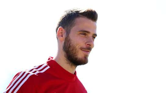 David de Gea, con el Manchester United David de Gea, con el Manchester United