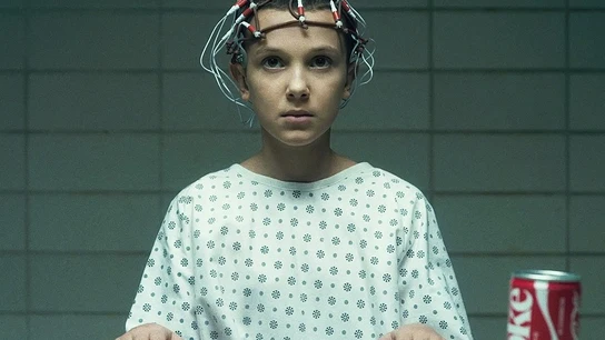 Eleven (Millie Bobby Brown) durante la primera temporada de 'Stranger Things'.  Eleven (Millie Bobby Brown) durante la primera temporada de 'Stranger Things'.