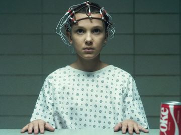 Eleven (Millie Bobby Brown) durante la primera temporada de 'Stranger Things'. Eleven (Millie Bobby Brown) durante la primera temporada de 'Stranger Things'.