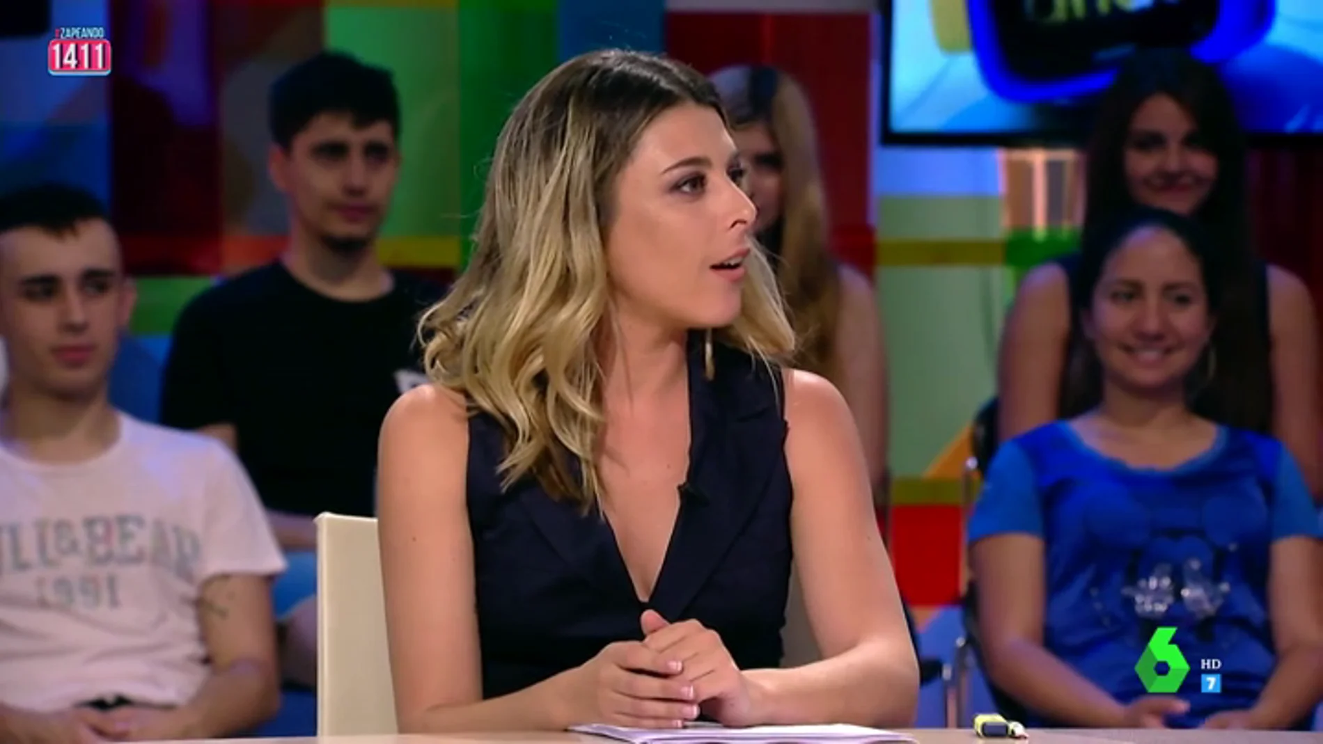 Valeria Ros debuta en Zapeando dando envidia a los zapeadores: "Estoy morena, ¿verdad?"