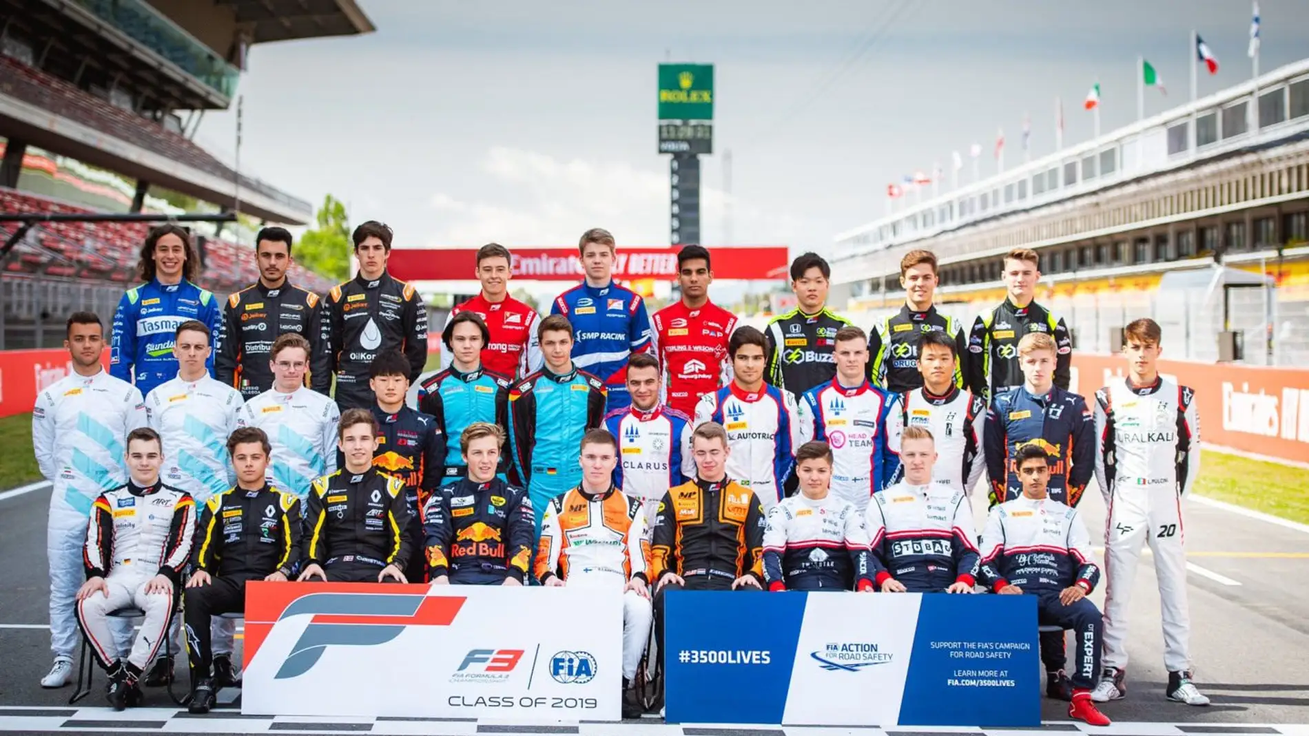 FIA F3 Pilotos 2019