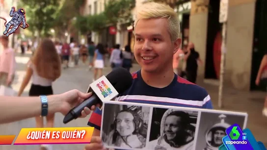 Un joven habla de la llegada del hombre a La Luna Un joven habla de la llegada del hombre a La Luna