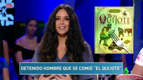 Un hombre detenido por comerse "El Quijote" y más noticias del Zapcheck de Cristina Pedroche. Un hombre detenido por comerse "El Quijote" y más noticias del Zapcheck de Cristina Pedroche.