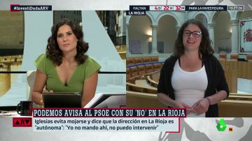 Raquel Romero (Podemos) niega que pidiera tres consejerías para apoyar a la candidata socialista en La Rioja