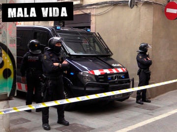 Mossos durante una operación contra el narcotráfico Mossos durante una operación contra el narcotráfico