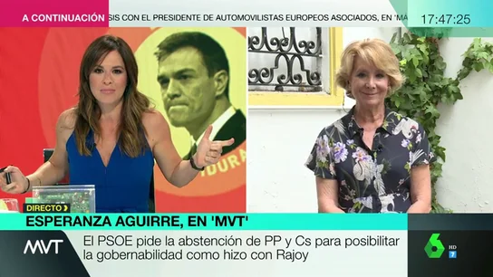 Esperanza Aguirre en Más Vale Tarde Esperanza Aguirre en Más Vale Tarde