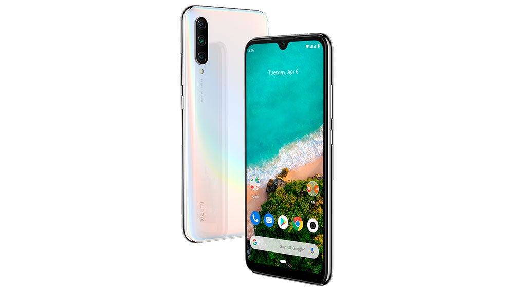 Xiaomi Mi A3 de color blanco