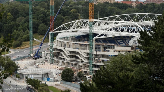 El estadio de Anoeta, en obras El estadio de Anoeta, en obras