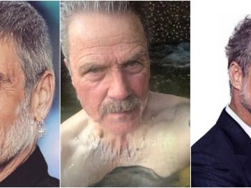 Melendi, Dani Martín y David Bisbal con el filtro de FaceApp Melendi, Dani Martín y David Bisbal con el filtro de FaceApp