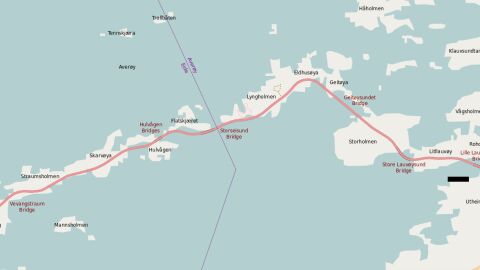 Mapa carretera del Atlántico