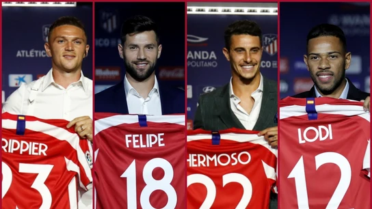 La nueva defensa del Atlético La nueva defensa del Atlético