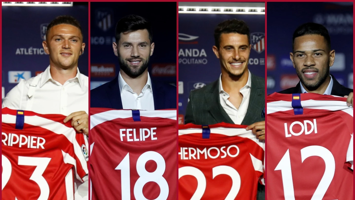 La nueva defensa del Atlético La nueva defensa del Atlético