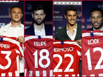 La nueva defensa del Atlético La nueva defensa del Atlético