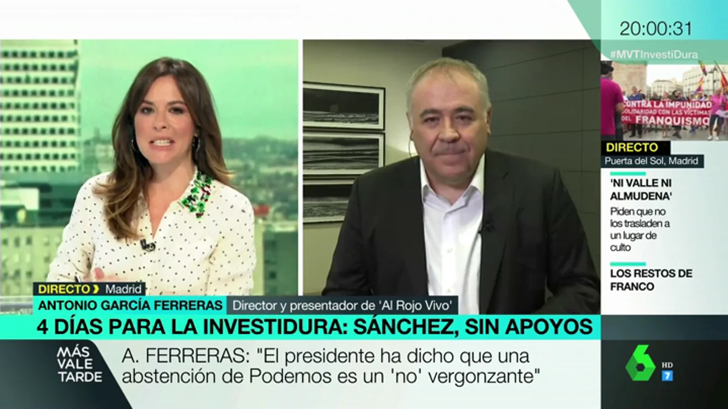 Antonio García Ferreras en Más Vale Tarde Antonio García Ferreras en Más Vale Tarde
