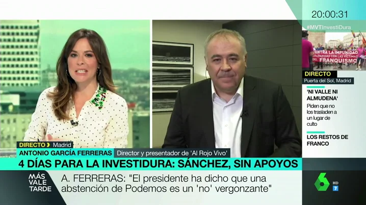 Antonio García Ferreras en Más Vale Tarde Antonio García Ferreras en Más Vale Tarde