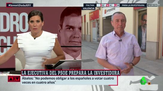 Joan Baldov&iacute;: "El PSOE deber&iacute;a trabajar con m&aacute;s discreci&oacute;n y hablar con los que podamos propiciar que haya una investidura"