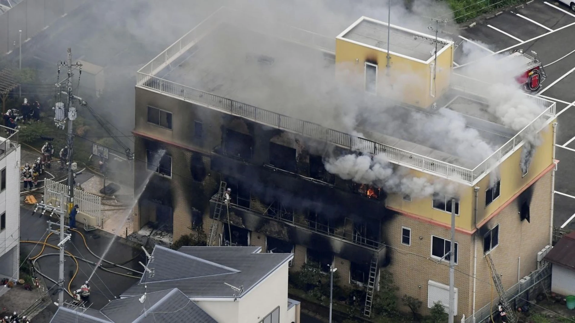 Incendio en los estudios de Kyoto Animation