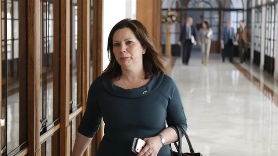 La portavoz adjunta del grupo parlamentario Vox, Ángela Mulas La portavoz adjunta del grupo parlamentario Vox, Ángela Mulas