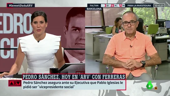 El análisis de Joan Coscubiela sobre la investidura: "Hay una escasa cultura de pacto y no entienden que no se puede avanzar sin acuerdos" El análisis de Joan Coscubiela sobre la investidura: "Hay una escasa cultura de pacto y no entienden que no se puede avanzar sin acuerdos"