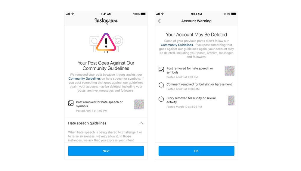 Mensaje que recibirás antes de que te cierren la cuenta