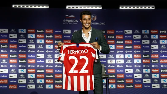 Mario Hermoso, con el 22 del Atlético Mario Hermoso, con el 22 del Atlético