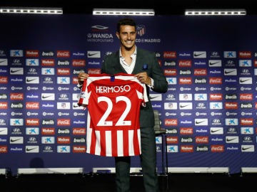 Mario Hermoso, con el 22 del Atlético Mario Hermoso, con el 22 del Atlético