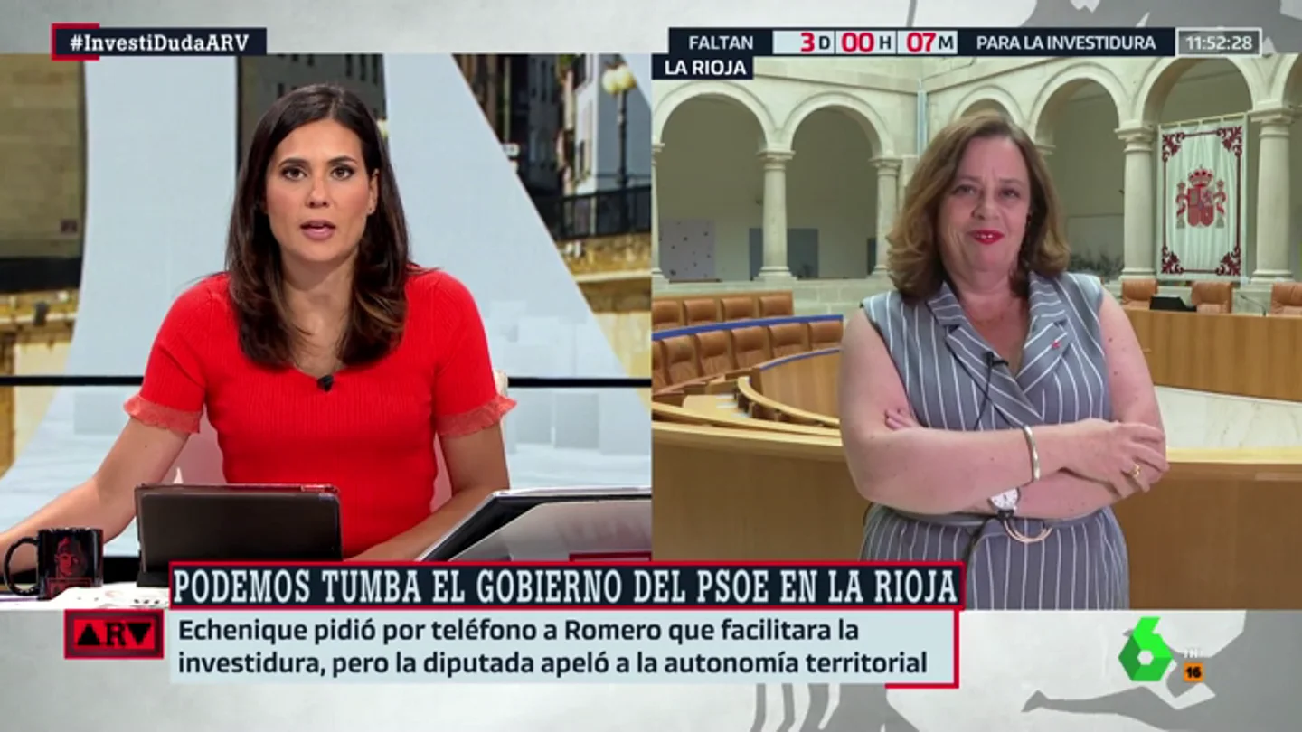 Henar Moreno, Izquierda Unida: "El PSOE (en La Rioja) estuvo desde el minuto uno dispuesto a negociar las políticas" Henar Moreno, Izquierda Unida: "El PSOE (en La Rioja) estuvo desde el minuto uno dispuesto a negociar las políticas"