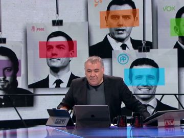 García Ferreras en el plató de Al Rojo Vivo García Ferreras en el plató de Al Rojo Vivo