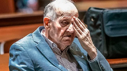 Albert Flick en el juicio Albert Flick en el juicio.