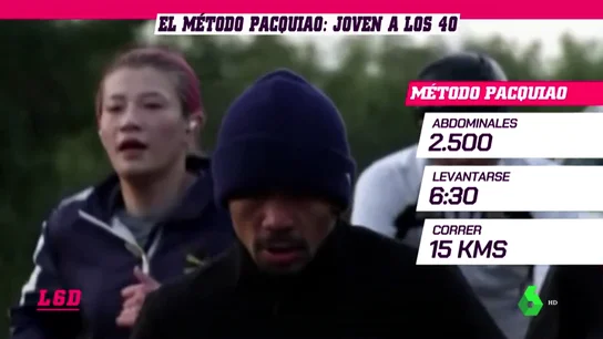 Método Pacquiao: 2.500 abdominales y 15 kilómetros corriendo diariamente Método Pacquiao: 2.500 abdominales y 15 kilómetros corriendo diariamente