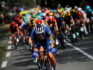 El pelotón, en el Tour de Francia El pelotón, en el Tour de Francia