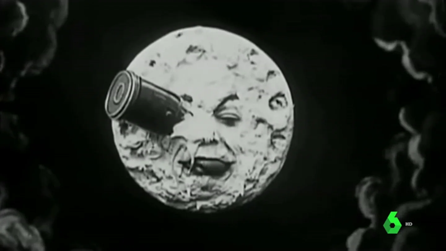 Fotograma de la película 'Viaje a la Luna' Fotograma de la película 'Viaje a la Luna'.