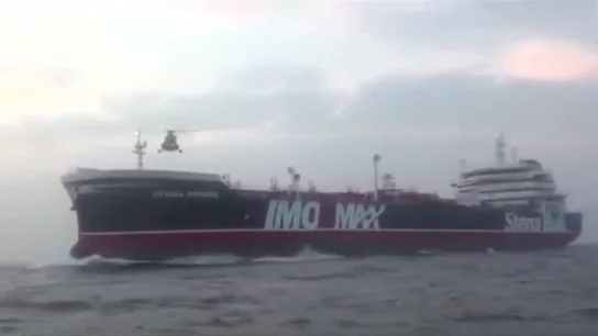Irán publica un vídeo de la detención del petrolero británico Stena Impero Irán publica un vídeo de la detención del petrolero británico Stena Impero