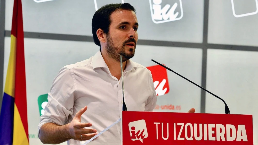 El coordinador federal de Izquierda Unida, Alberto Garzón.