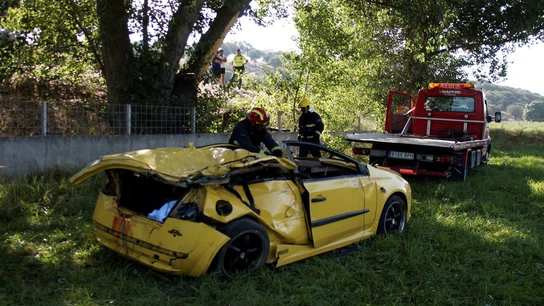 Estado en el que quedó el vehículo tras el accidente Estado en el que quedó el vehículo tras el accidente