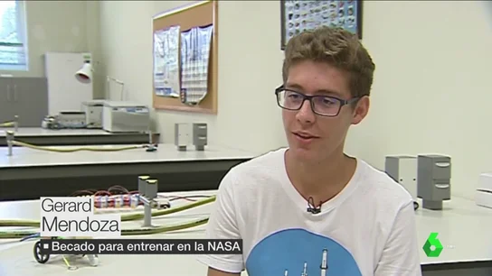 El sueño espacial de Gerard, becado para aprender a ser astronauta en la NASA: "Podría llegar a ser el próximo Pedro Duque" El sueño espacial de Gerard, becado para aprender a ser astronauta en la NASA: "Podría llegar a ser el próximo Pedro Duque"