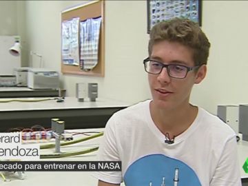 El sueño espacial de Gerard, becado para aprender a ser astronauta en la NASA: "Podría llegar a ser el próximo Pedro Duque" El sueño espacial de Gerard, becado para aprender a ser astronauta en la NASA: "Podría llegar a ser el próximo Pedro Duque"