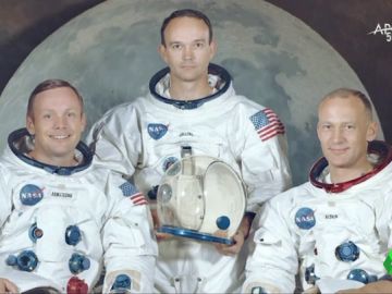 Los tres astronautas del Apolo 11 Los tres astronautas del Apolo 11