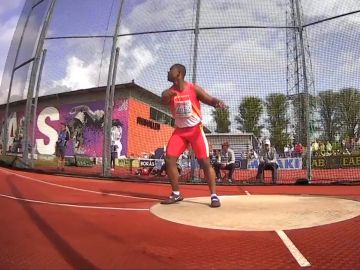 El atleta español Yasiel Sotero El atleta español Yasiel Sotero