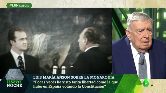 Luis María Anson defiende la figura de Juan Carlos I: "Gracias a él se salió de la dictadura con un régimen de libertad plena" Luis María Anson defiende la figura de Juan Carlos I: "Gracias a él se salió de la dictadura con un régimen de libertad plena"