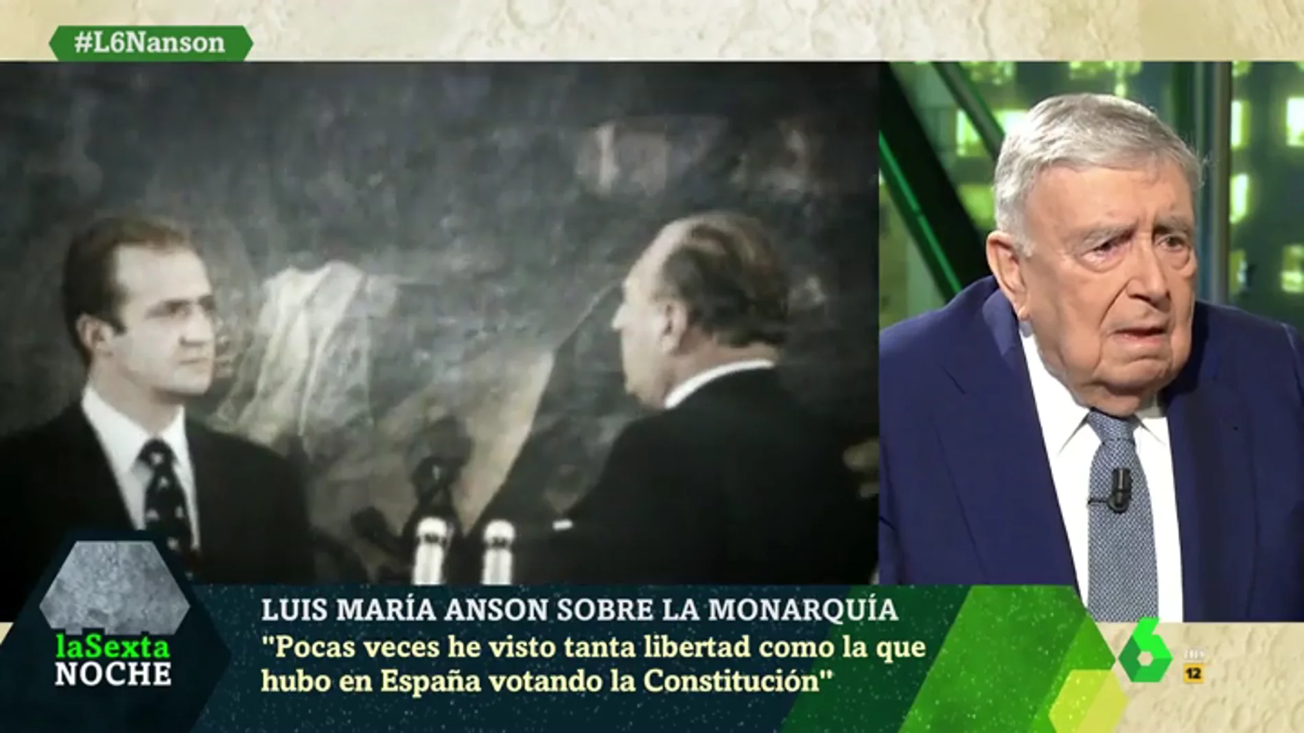 Luis María Anson defiende la figura de Juan Carlos I: "Gracias a él se salió de la dictadura con un régimen de libertad plena"