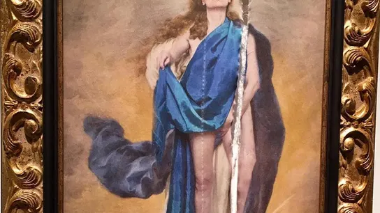 El cuadro 'Maculadas sin remedio' que ha originado la polémica El cuadro 'Maculadas sin remedio' que ha originado la polémica